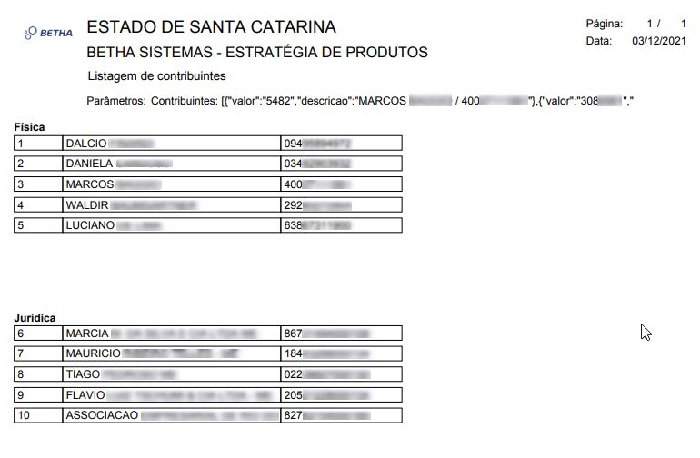 configurações